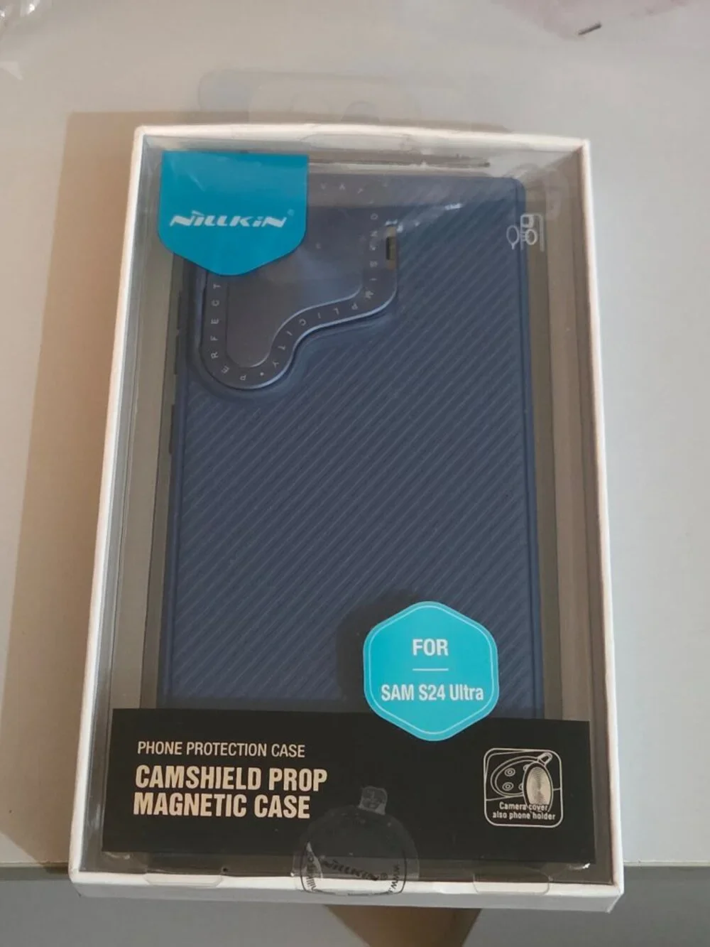 Nillkin CamShield Pro Magnetic Case Samsung Galaxy S24 Ultra Blue NEW